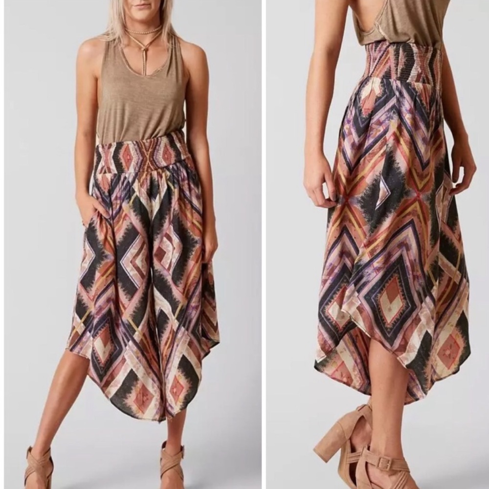 Free People Miranda Angular Cropped Pants small